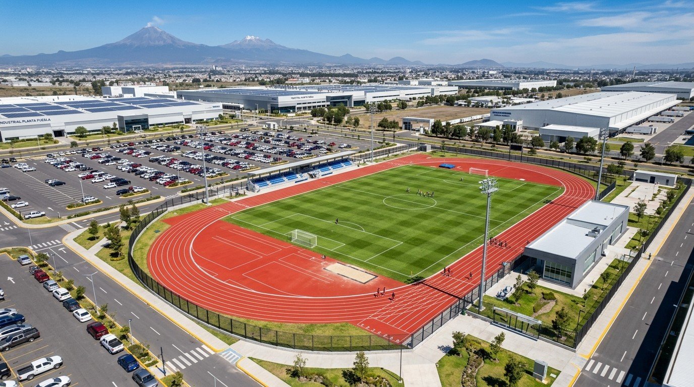 Parque deportivo Planta Audi Puebla